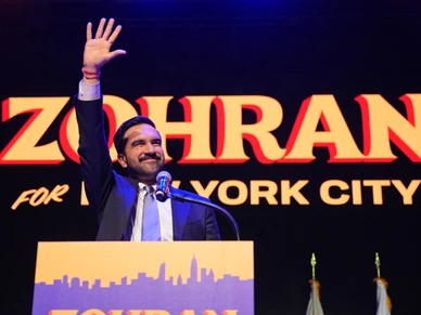 TOPSHOT-US-POLITICS-VOTE-NEW YORK-MAMDANI
