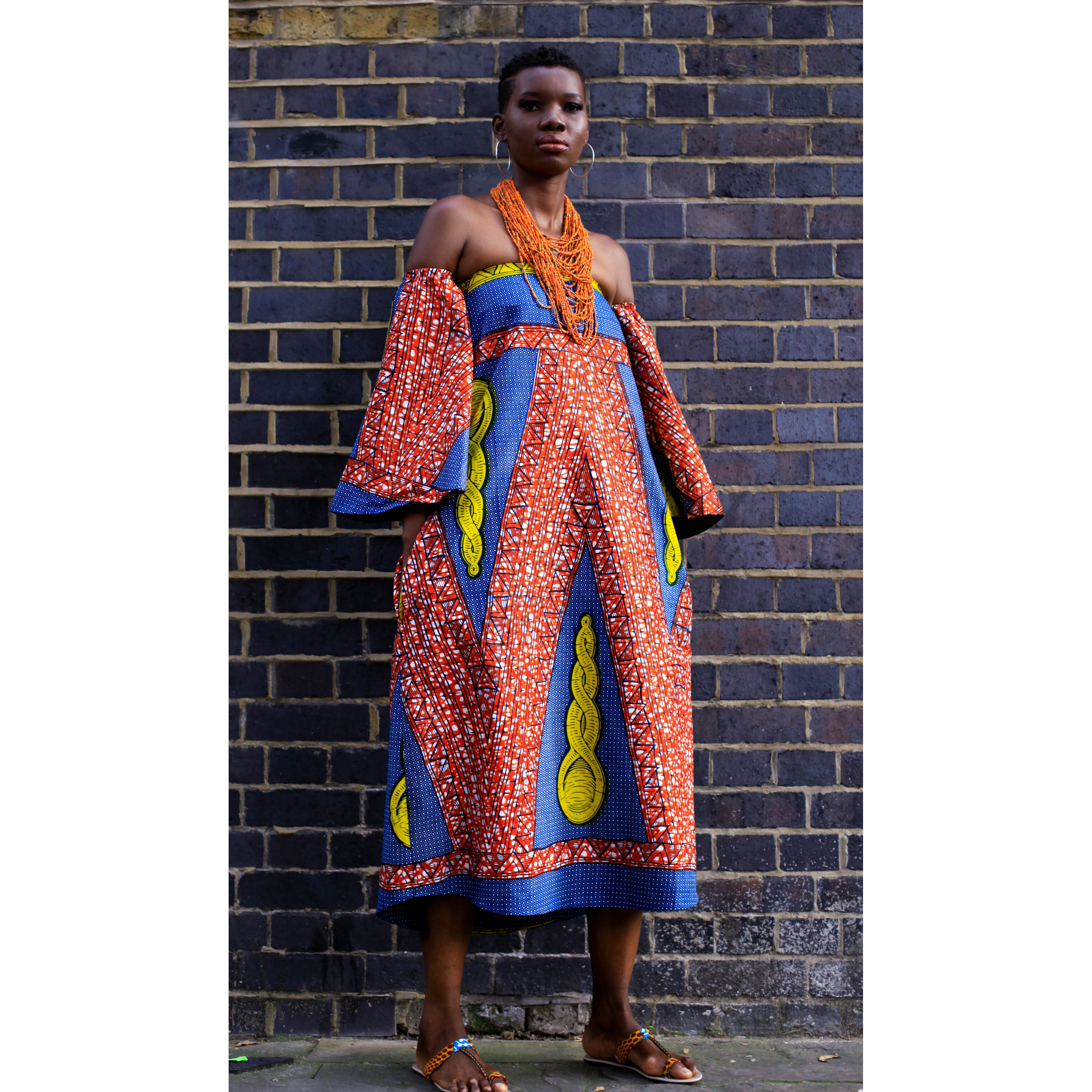 green emerald velvet dress 2016 Autumn Dress Women Long Sleeve Boho African Print Ladies Dresses   blackstorm2018