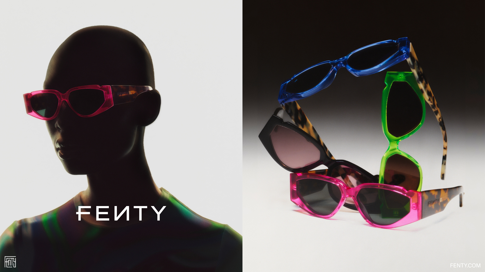 Fenty Off Record Rectangular Cat-Eye Sunglasses Lavender Tortoise Tiwi Filippa – Square Cat Eye Acetate main image 4