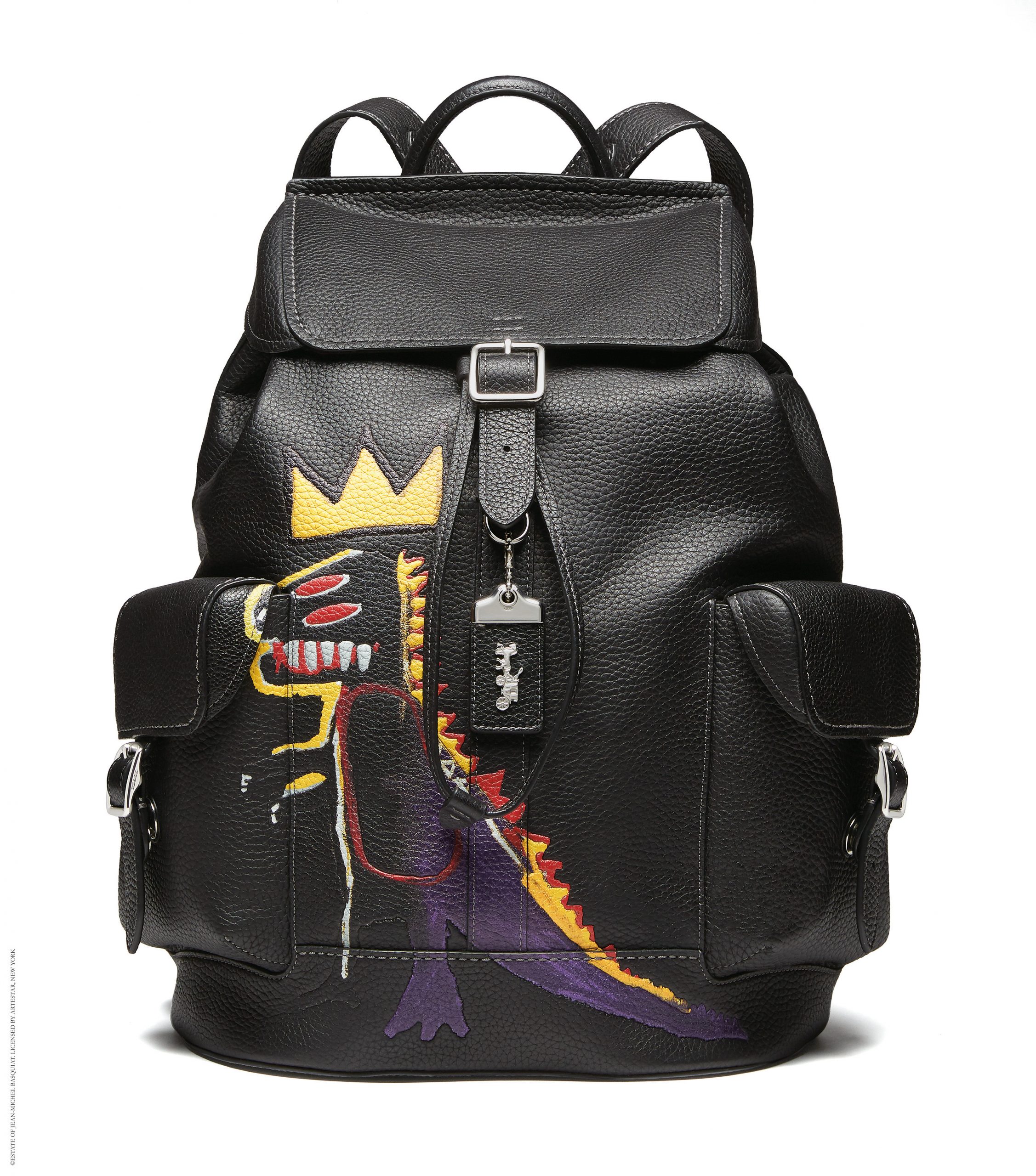 Jean-Michael Basquiat Coach Backpack and Cosmetic Bag Coach x Jean-Michel Basquiat Collection now available in  main image 3